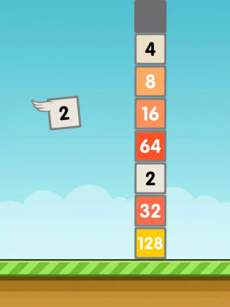 Flappy 2048 - Flap your wings and Jump through the Tiles to reach 2048 Tile! iPad  سکرین شاٹس