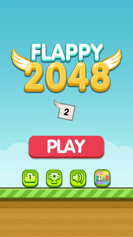 Flappy 2048 - Flap your wings and Jump through the Tiles to reach 2048 Tile! سکرین شاٹس