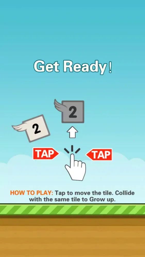 Flappy 2048 - Flap your wings and Jump through the Tiles to reach 2048 Tile! سکرین شاٹس