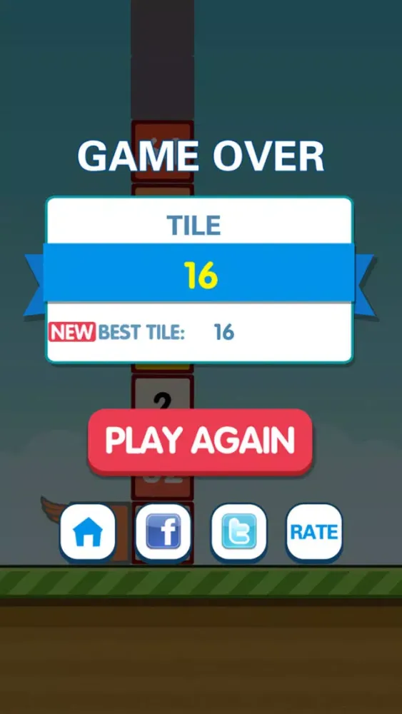 Flappy 2048 - Flap your wings and Jump through the Tiles to reach 2048 Tile! سکرین شاٹس