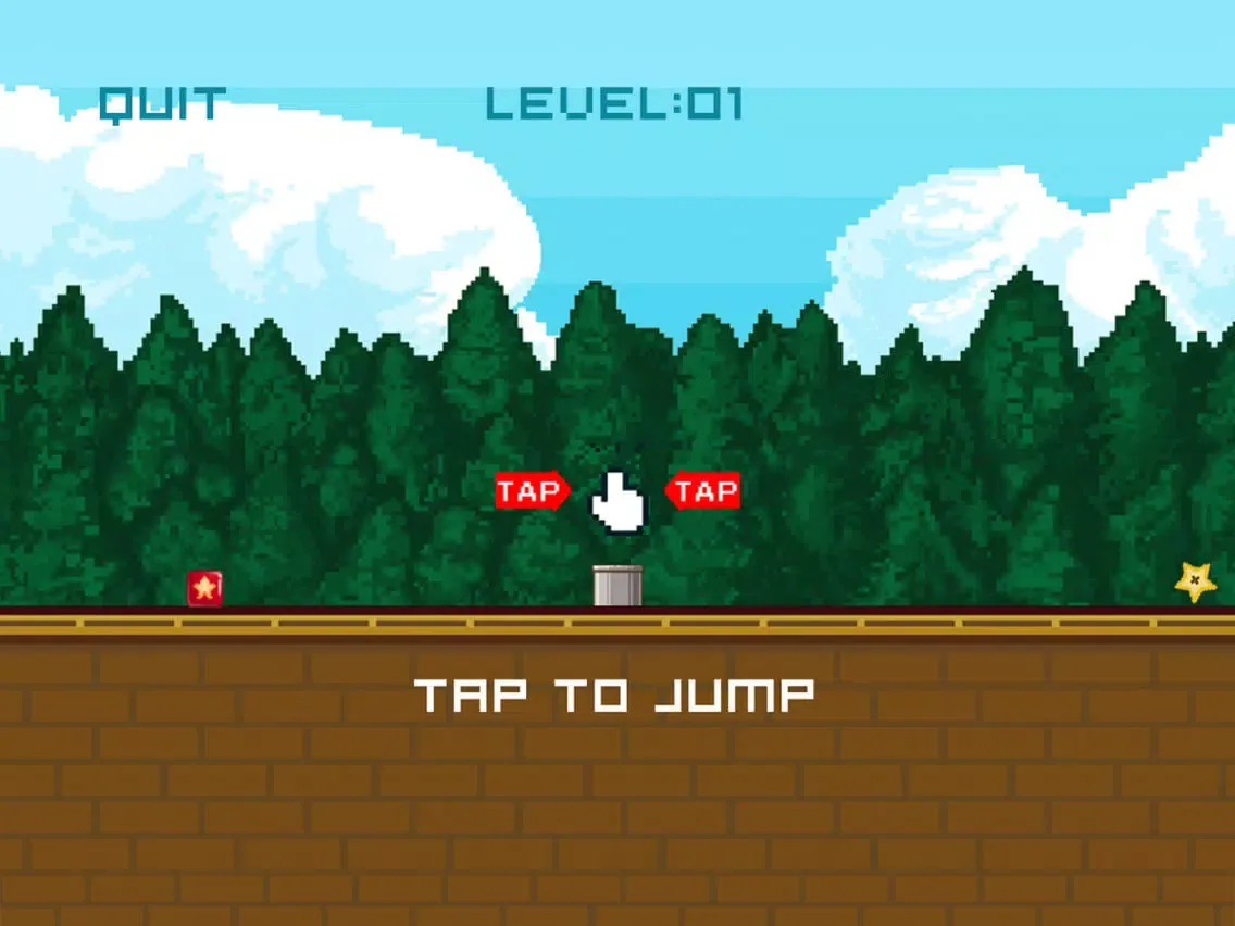 Ảnh chụp màn hình của Flappy Box - Jump across obstacles, Simple concept tough to master! iPad 
