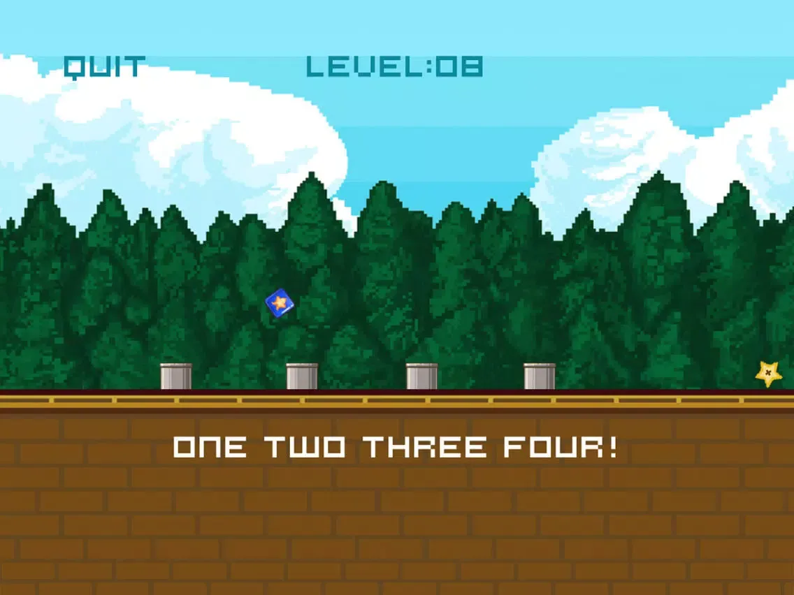 Ảnh chụp màn hình của Flappy Box - Jump across obstacles, Simple concept tough to master! iPad 