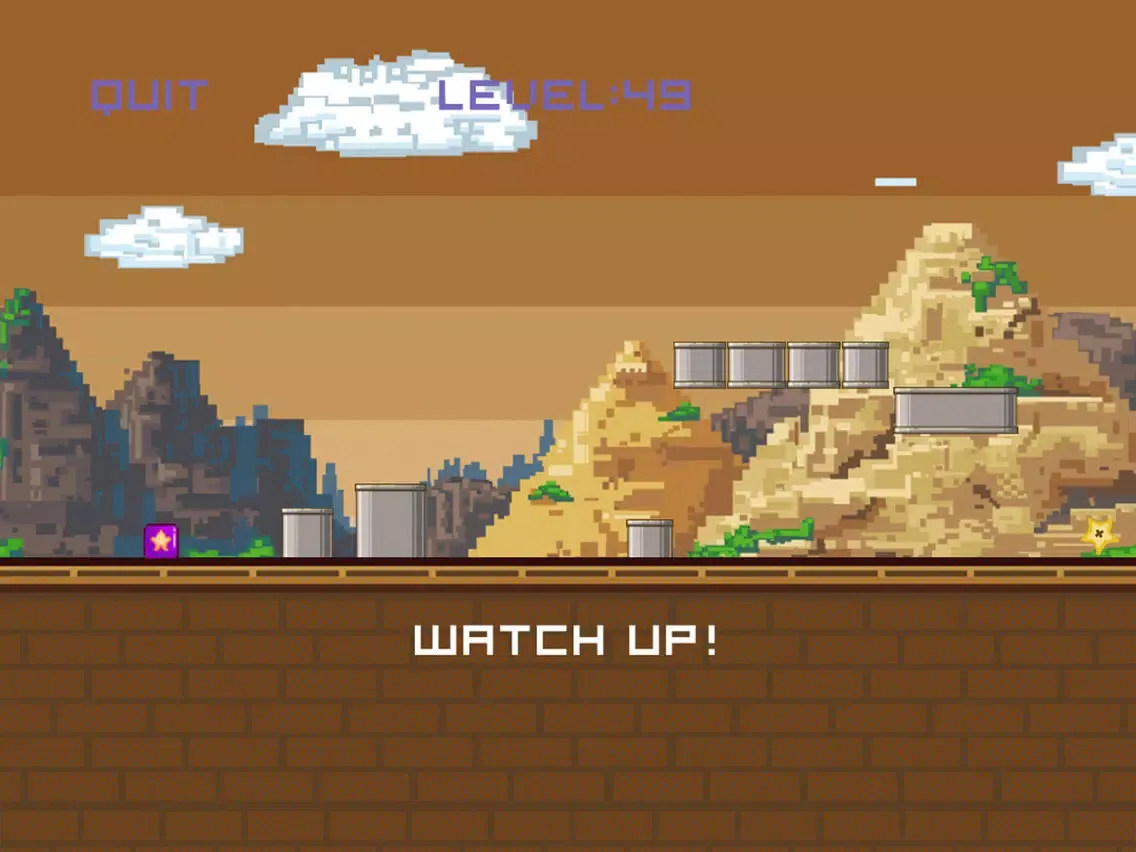 Ảnh chụp màn hình của Flappy Box - Jump across obstacles, Simple concept tough to master! iPad 