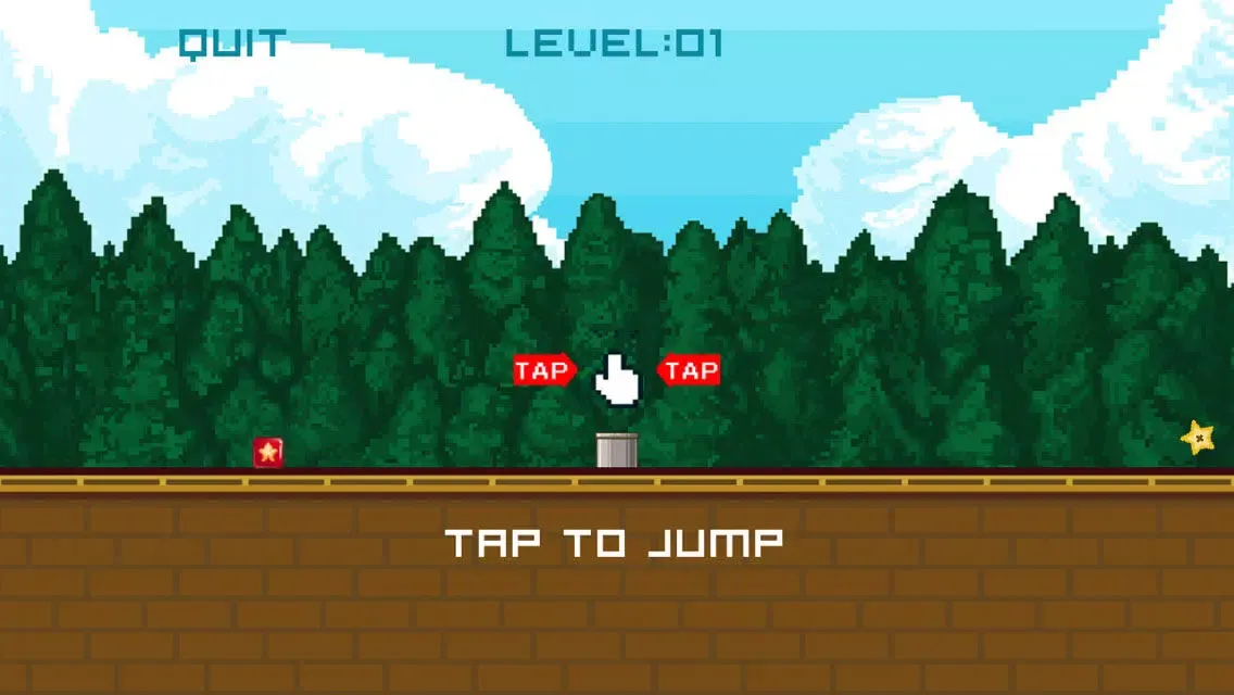 Ảnh chụp màn hình của Flappy Box - Jump across obstacles, Simple concept tough to master!