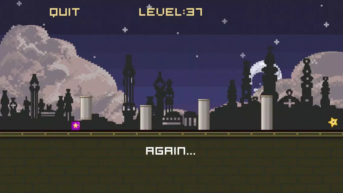Ảnh chụp màn hình của Flappy Box - Jump across obstacles, Simple concept tough to master!