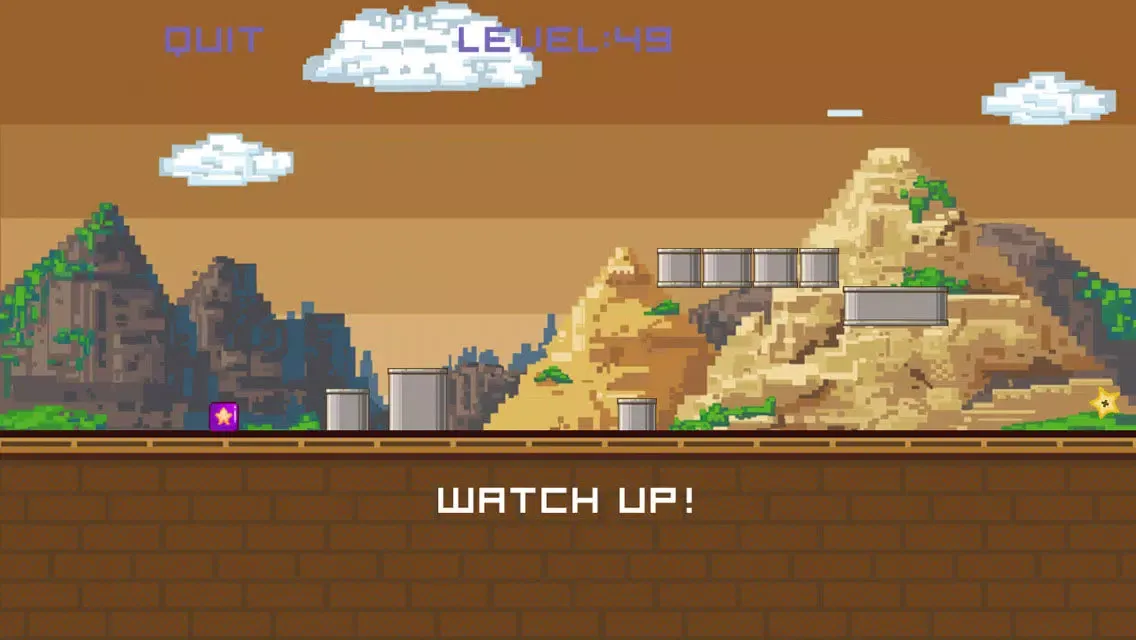 Ảnh chụp màn hình của Flappy Box - Jump across obstacles, Simple concept tough to master!