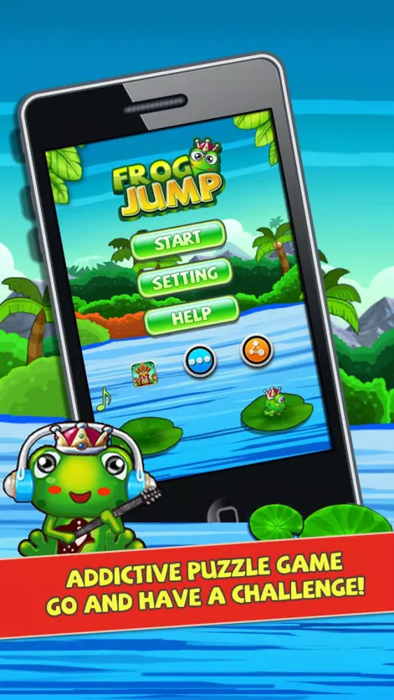 Frog Jump Lite - Save the Frog Prince 스크린샷