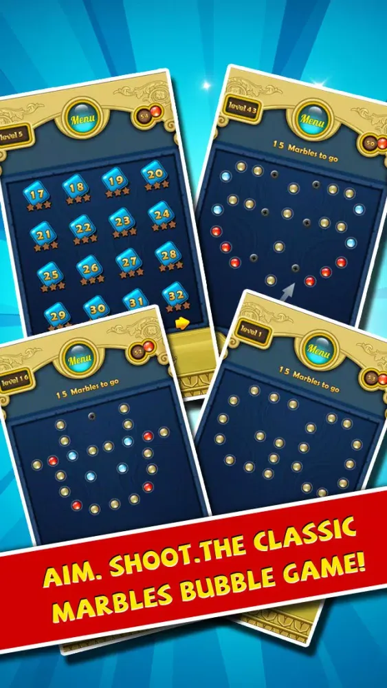 Marbles Go Free - Classic Childhood Game Screenshots
