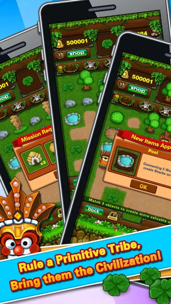 Ace Savior of Tribes World 2 - Build your biggest Tribe and Beat the barbarian’s invasion Screenshots