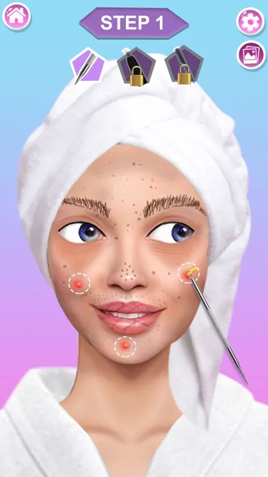 Diy Makeup Look:fashion dresup Screenshots