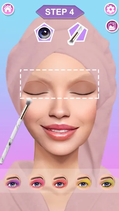 Diy Makeup Look:fashion dresup Screenshots