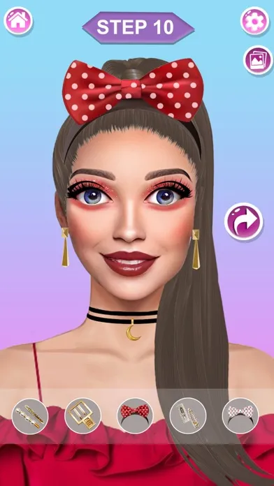 Diy Makeup Look:fashion dresup Screenshots