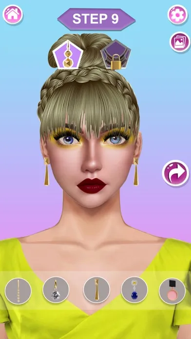 Diy Makeup Look:fashion dresup Screenshots