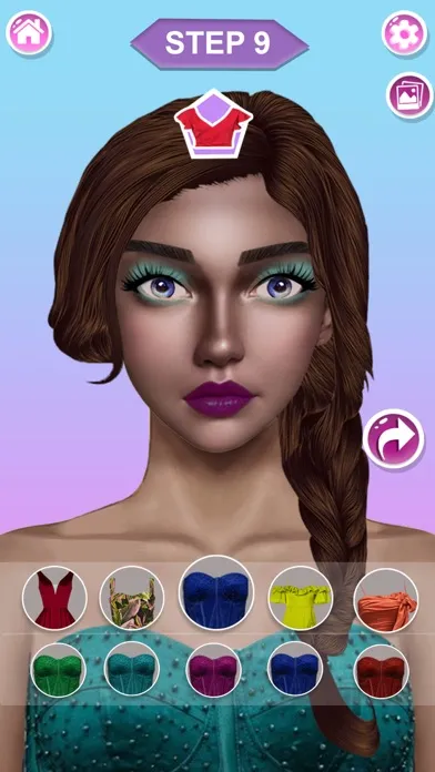Diy Makeup Look:fashion dresup Screenshots