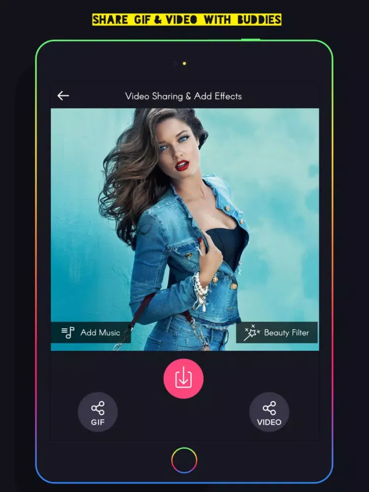 ภาพหน้าจอของ Loop vid-video to GIF maker & Boomerang Loop video iPad 