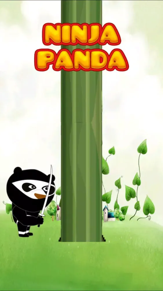 Ninja Panda Cutting - Timberman Edition Game應用截圖