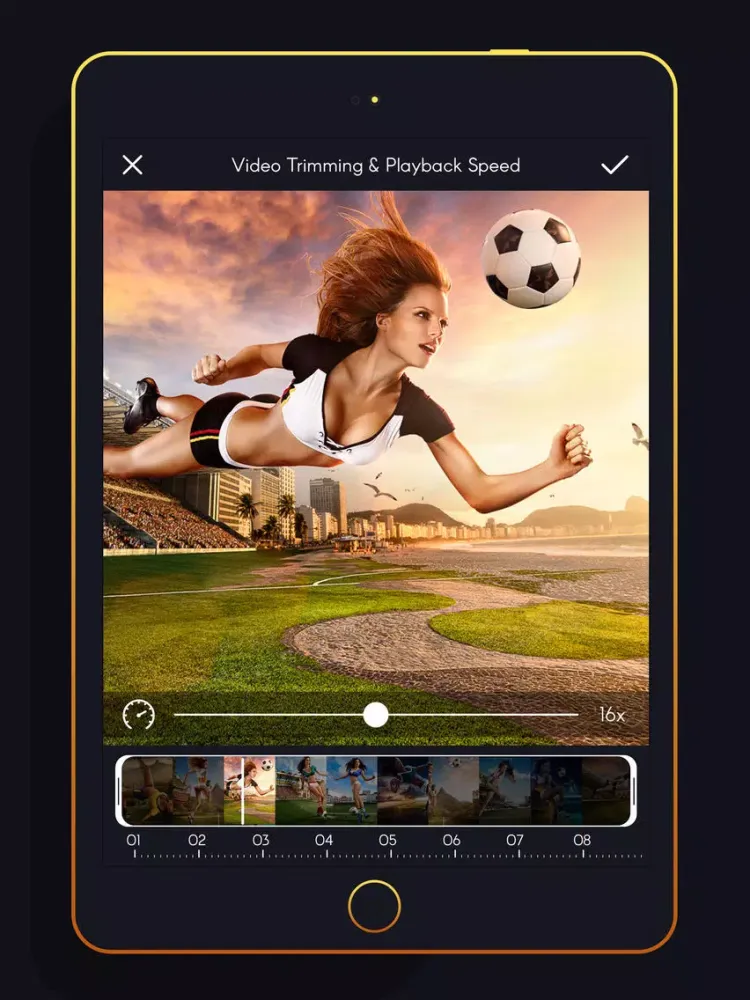 Tangkapan layar Slow Motion & Fast Motion Maker & Slo Mo Video Maker Editor Video Filter Add music to video iPad 