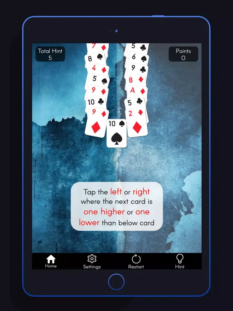 Capturas de tela do Solitaire Free - Hilow Spider Cell for Cards Poker iPad 