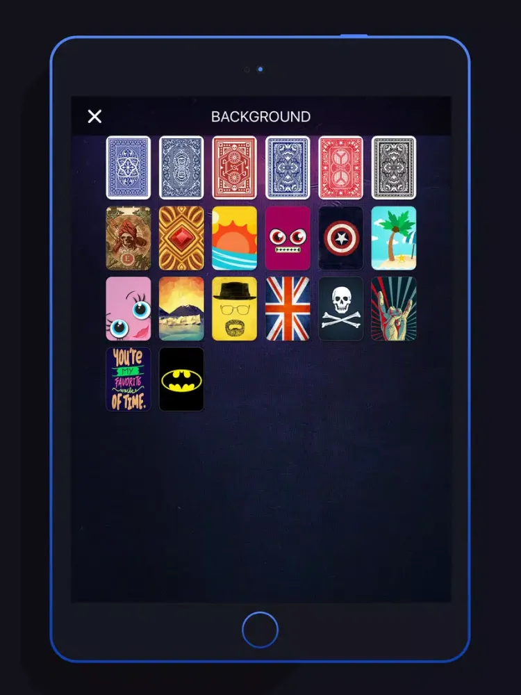 Capturas de tela do Solitaire Free - Hilow Spider Cell for Cards Poker iPad 