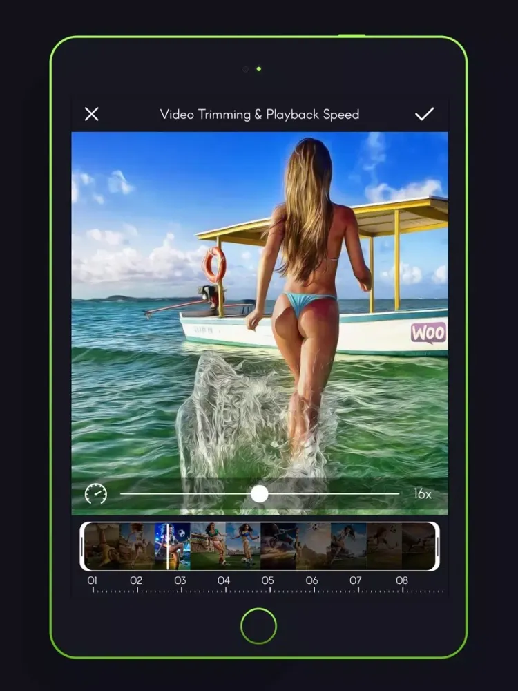 Video Reverse: Reverse cam & Video Rewind Motion iPad  Screenshots