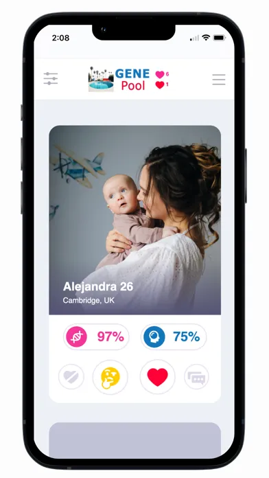 Gene Pool - Matching App Screenshots