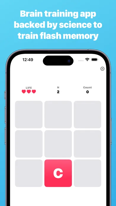 Tangkapan layar Dual N-BACK | Brain Training