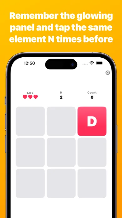 Tangkapan layar Dual N-BACK | Brain Training