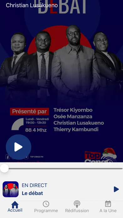 ภาพหน้าจอของ Top Congo FM