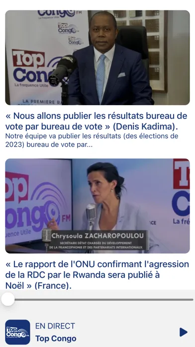 ภาพหน้าจอของ Top Congo FM