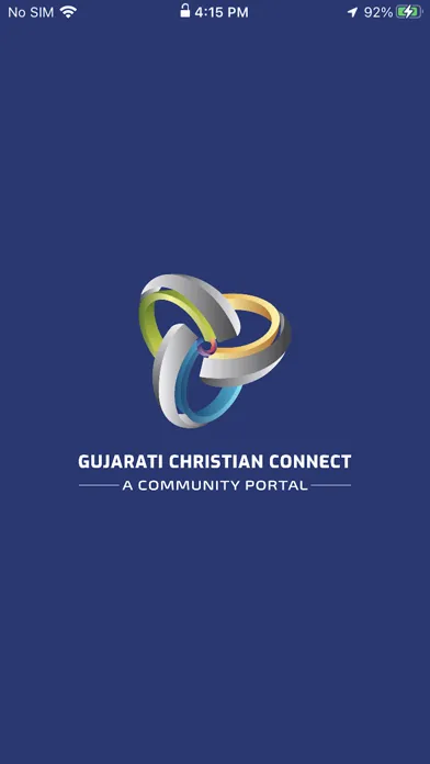 Tangkapan skrin GCC Gujarati Christian Connect