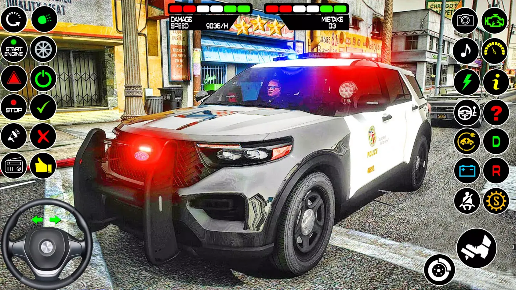 Capturas de pantalla de Police Car Chase Game Sim 2024