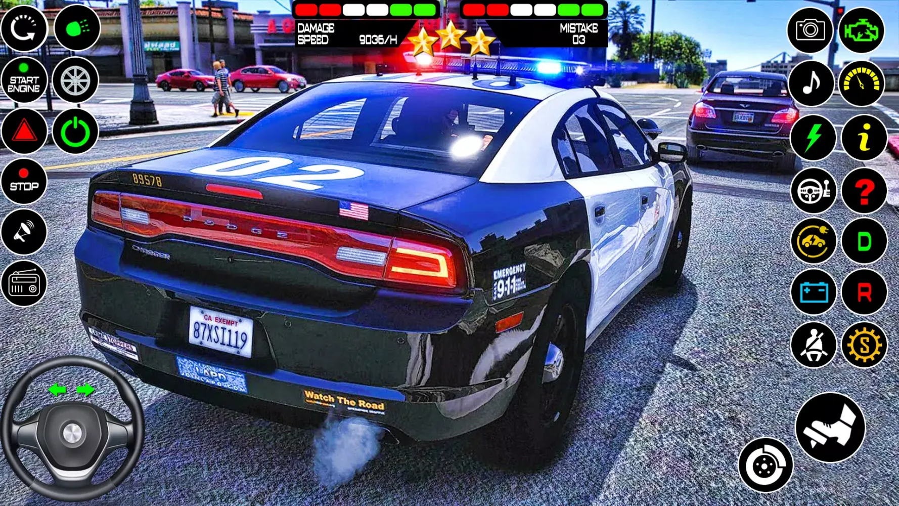 Capturas de pantalla de Police Car Chase Game Sim 2024