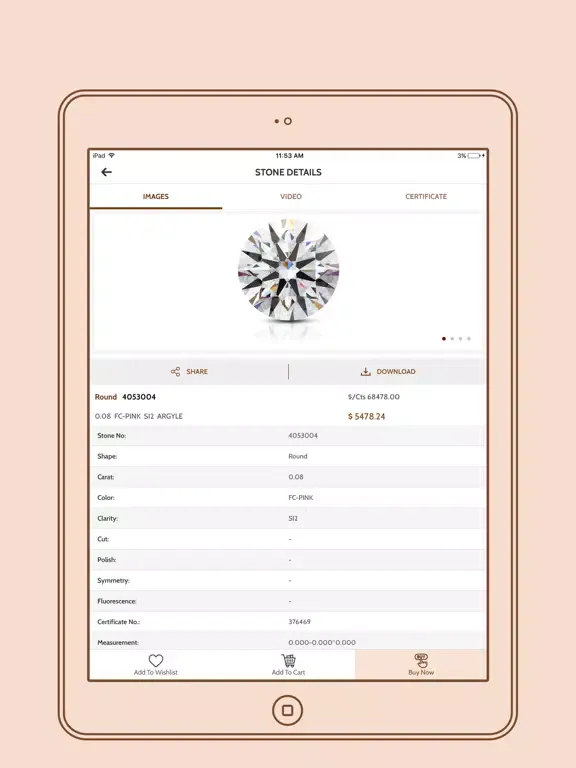 Captures d'écran de Soleil Diamonds iPad 