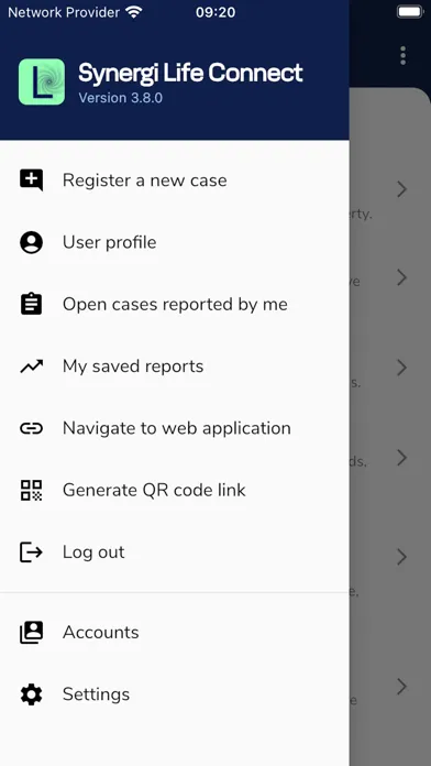 Screenshot di Synergi Life Connect