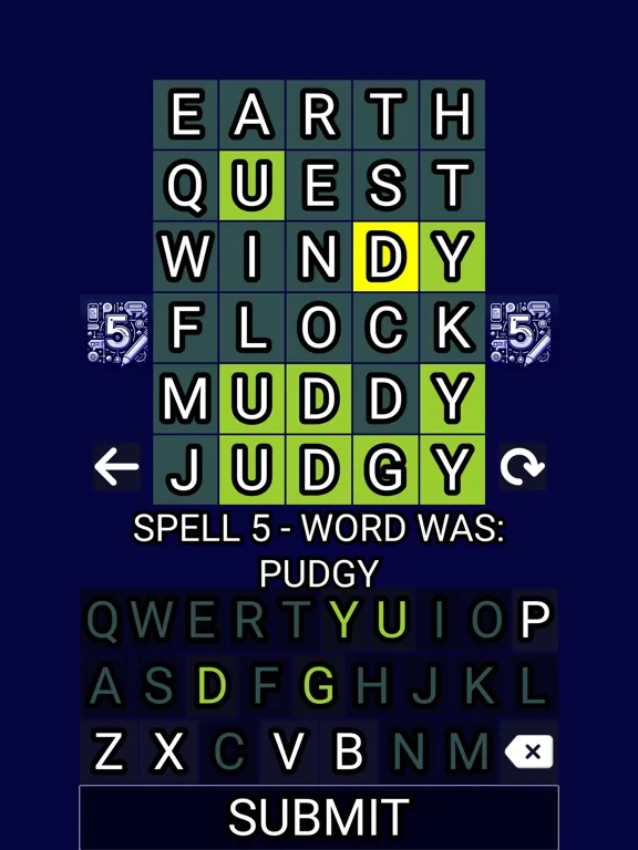 Zrzuty ekranu Spell 5 iPad 