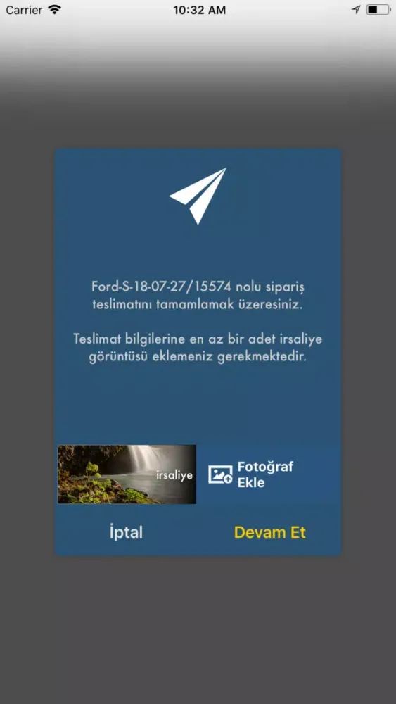 Capturas de tela do Öznil Lojistik