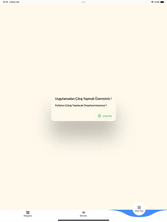 Mepar Yönetim Uygulaması iPad  স্ক্রিনশট