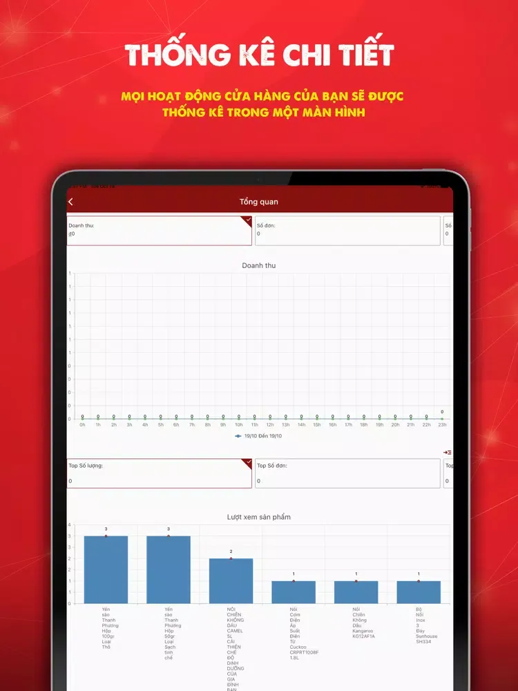 Zrzuty ekranu DoApp - Tạo App bán hàng iPad 