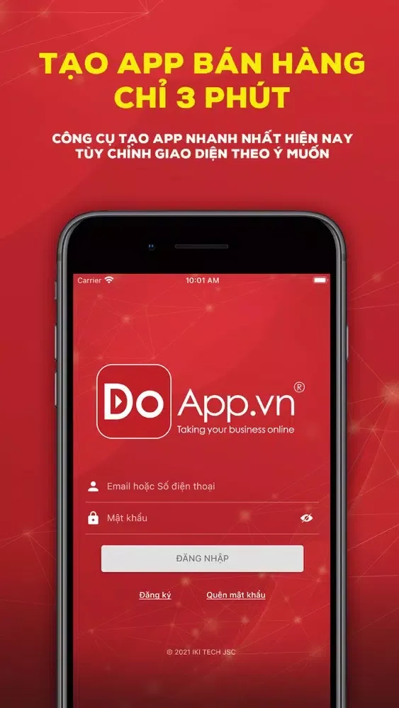 Zrzuty ekranu DoApp - Tạo App bán hàng