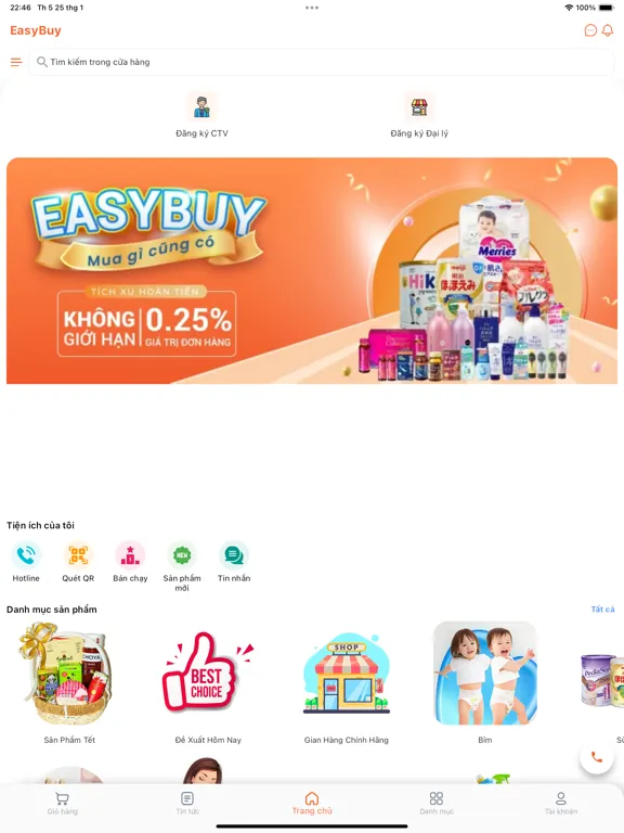 EasyBuy iPad Screenshots