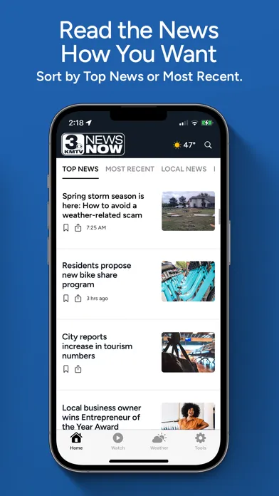 Tangkapan skrin KMTV 3 News Now Omaha