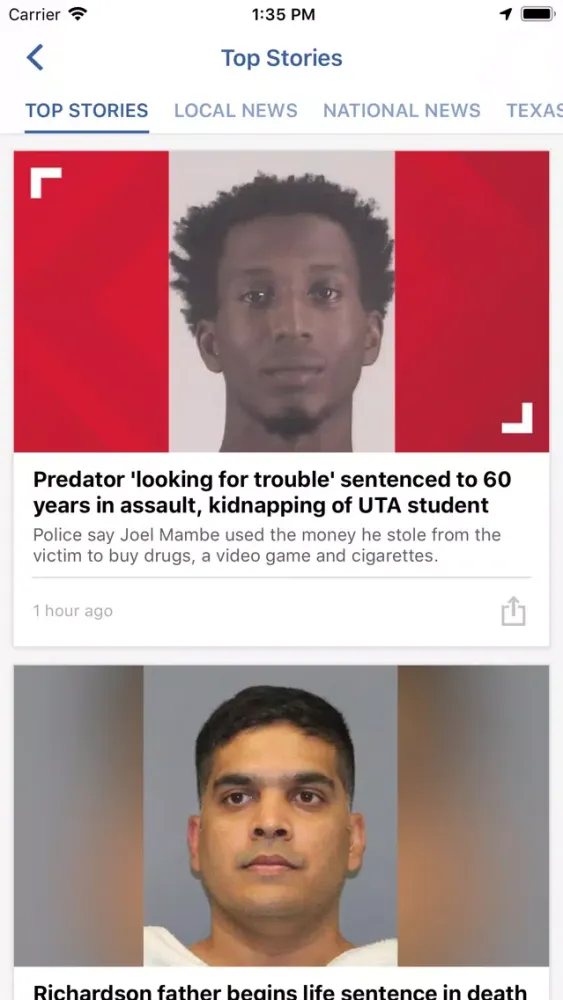 WFAA-North Texas News, Weather應用截圖