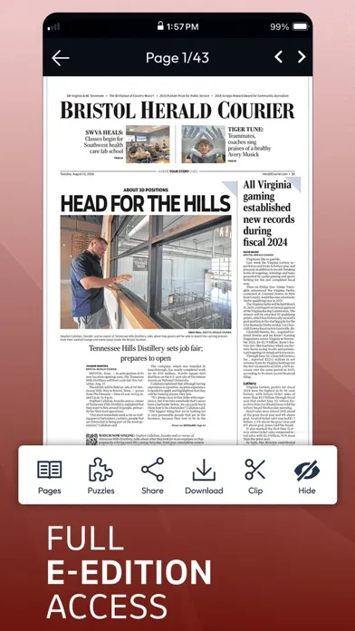 HeraldCourier.com Ekran Görüntüleri