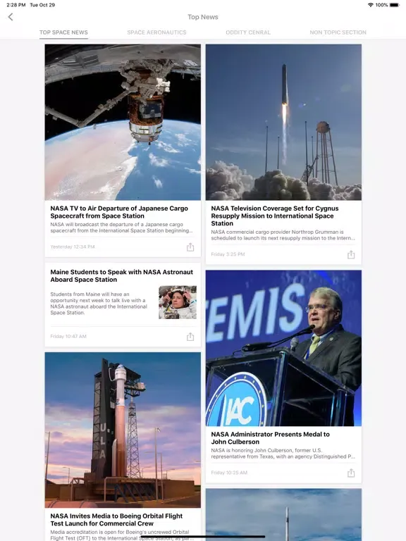 Capturas de tela do Newscycle Secure iPad 
