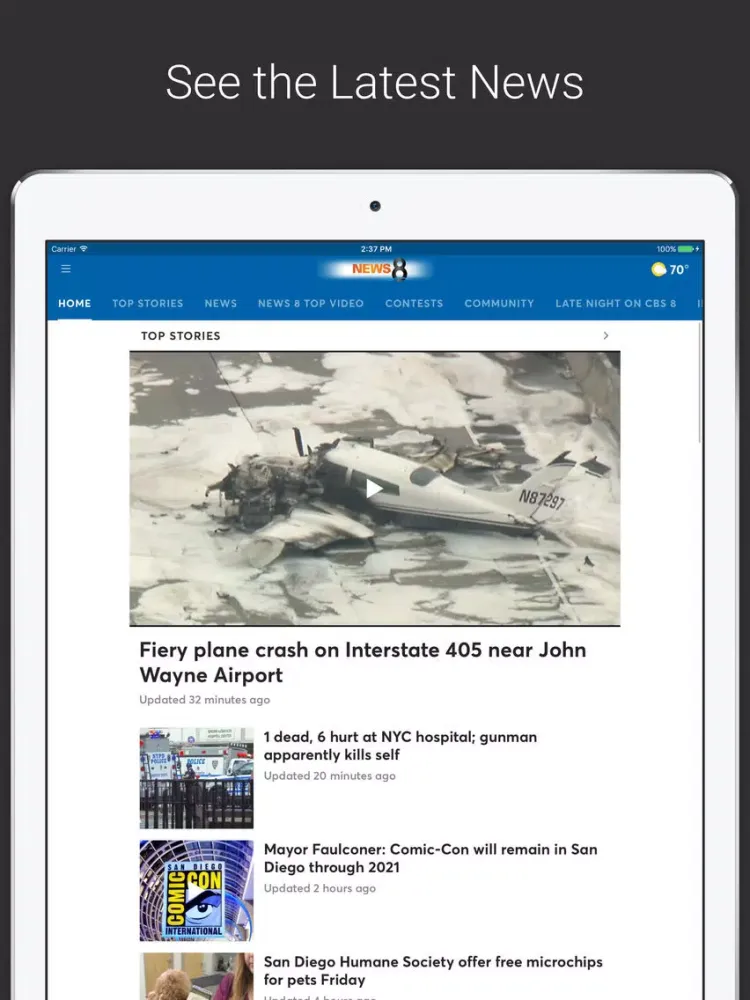 صور News 8 San Diego iPad 