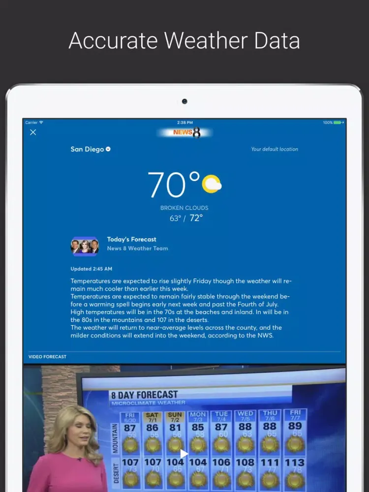 صور News 8 San Diego iPad 