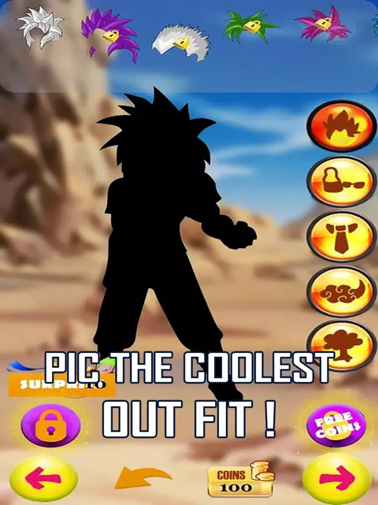 Capturas de pantalla de Super Saiyan Dragonvale Battle Dress up for DBZ GT iPad 