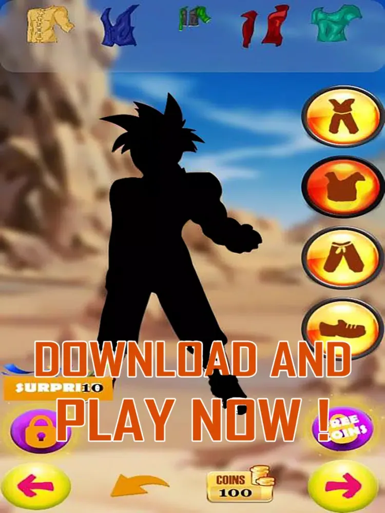Capturas de pantalla de Super Saiyan Dragonvale Battle Dress up for DBZ GT iPad 