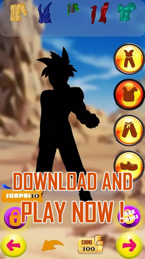 Capturas de pantalla de Super Saiyan Dragonvale Battle Dress up for DBZ GT
