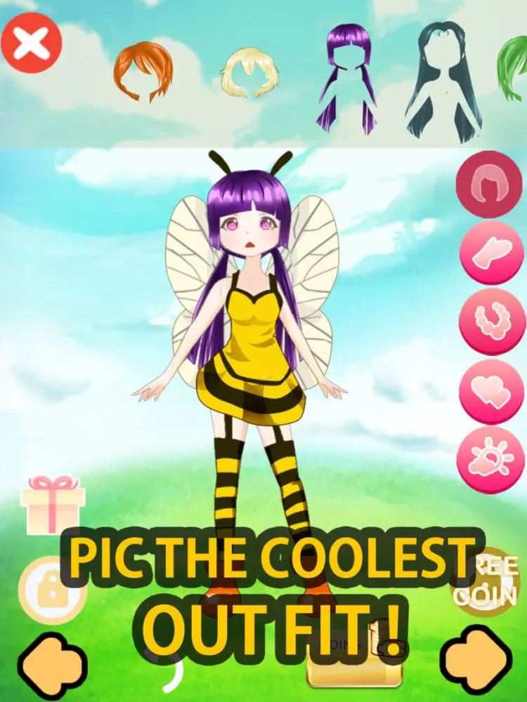 تصاویر Go to Create Monster Girl XY Dress up for Pokemon iPad 